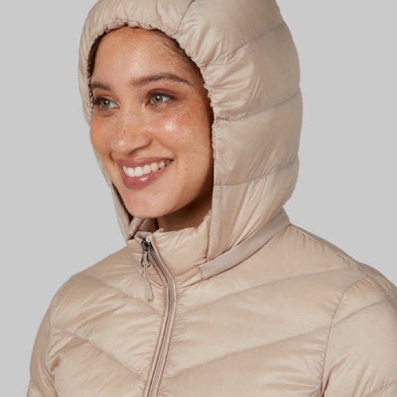 32 Degrees Camel Tan Midweight Puffer Tech Jacket Size L - Picture 5 of 9